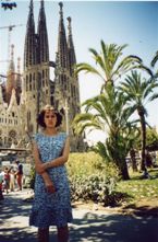 In Barcelona: I and Sagrada Familia